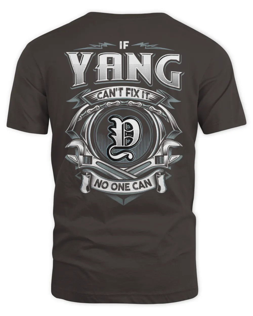 YANG AP81-K4-626 - Personalized Ahmed Quote Apparel “If Ahmed Can't Fix It, No One Can” - Unisex Standard T-Shirt - Dark Chocolate