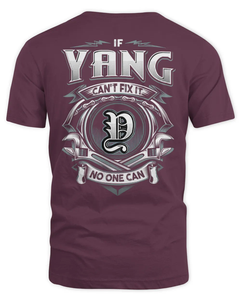 YANG AP81-K4-626 - Personalized Ahmed Quote Apparel “If Ahmed Can't Fix It, No One Can” - Unisex Standard T-Shirt - Maroon
