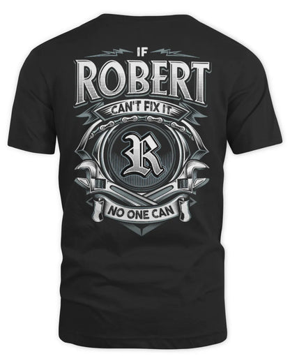 ROBERT AP81-K4-626 - Personalized Ahmed Quote Apparel “If Ahmed Can't Fix It, No One Can” - Unisex Standard T-Shirt - Black