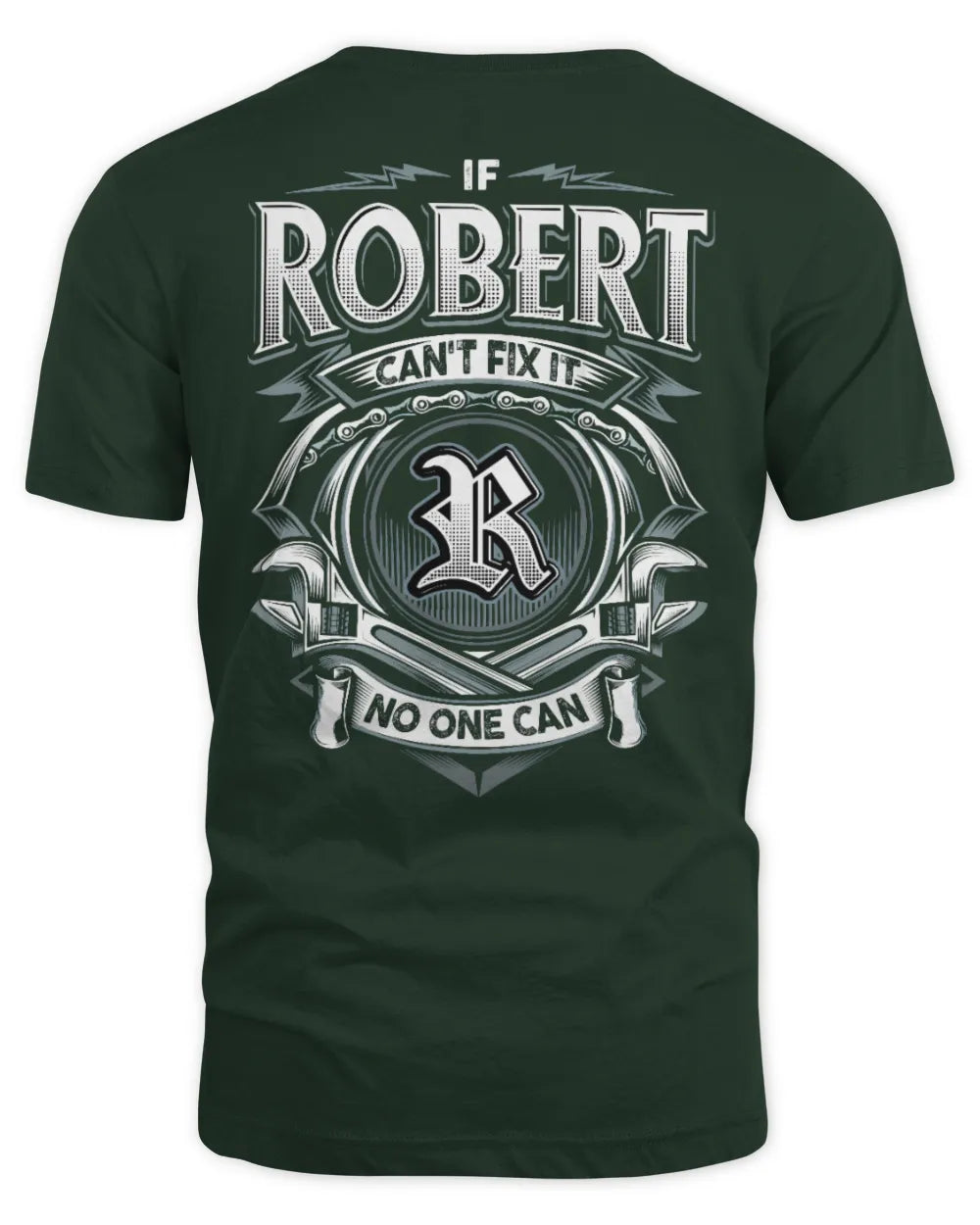 ROBERT AP81-K4-626 - Personalized Ahmed Quote Apparel “If Ahmed Can't Fix It, No One Can” - Unisex Standard T-Shirt - Forest Green