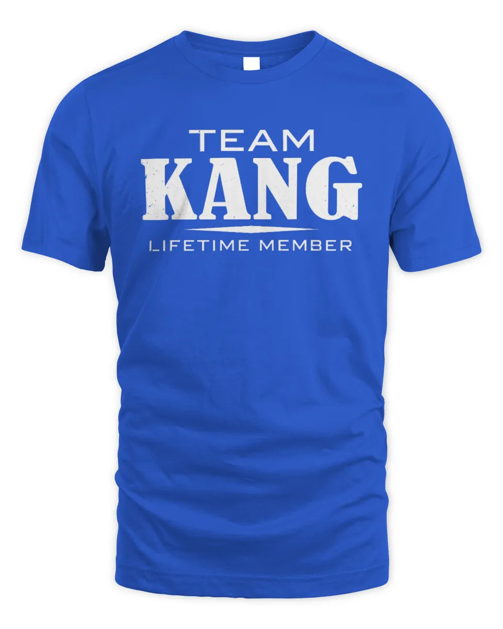 KANG BL62-K4-128 - Personalized “Team NAME Lifetime Member” - Unisex Standard T-Shirt - Royal