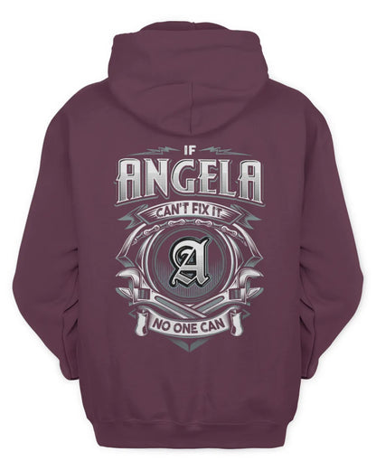 ANGELA AP81-K4-626 - Personalized Ahmed Quote Apparel “If Ahmed Can't Fix It, No One Can” - Unisex Hoodie - Maroon