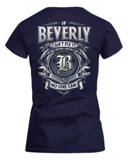 BEVERLY AP81-K4-626 - Personalized Ahmed Quote Apparel “If Ahmed Can't Fix It, No One Can” - Women's Standard T-Shirt - Navy