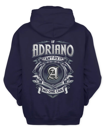 ADRIANO AP81-K4-626 - Personalized Ahmed Quote Apparel “If Ahmed Can't Fix It, No One Can” - Unisex Hoodie - Navy