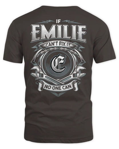 EMILIE AP81-K4-626 - Personalized Ahmed Quote Apparel “If Ahmed Can't Fix It, No One Can” - Unisex Standard T-Shirt - Dark Chocolate