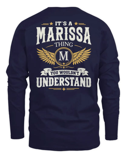 MARISSA KT06-M008 It’s a [NAME] Thing – You Wouldn’t Understand | Personalized Vintage T-Shirt - Men's Long Sleeved T-Shirt - Navy