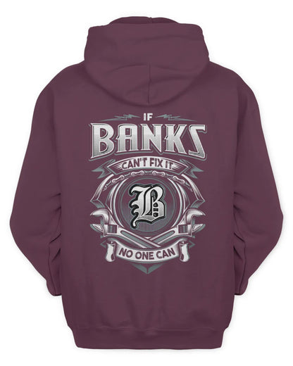BANKS AP81-K4-626 - Personalized Ahmed Quote Apparel “If Ahmed Can't Fix It, No One Can” - Unisex Hoodie - Maroon