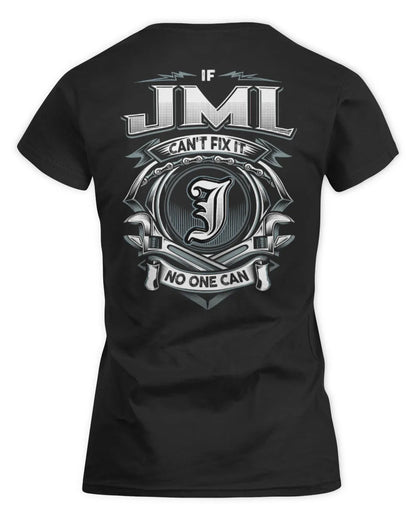 JML AP81-K4-626 - Personalized Ahmed Quote Apparel “If Ahmed Can't Fix It, No One Can” - Women's Standard T-Shirt - Black
