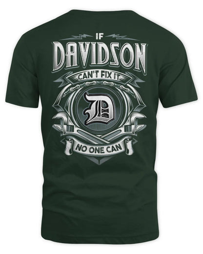 DAVIDSON AP81-K4-626 - Personalized Ahmed Quote Apparel “If Ahmed Can't Fix It, No One Can” - Unisex Standard T-Shirt - Forest Green