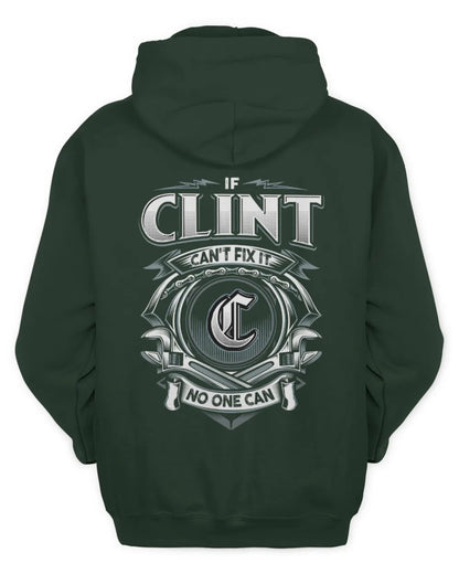 CLINT AP81-K4-626 - Personalized Ahmed Quote Apparel “If Ahmed Can't Fix It, No One Can” - Unisex Hoodie - Forest Green