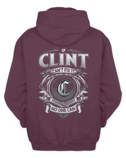CLINT AP81-K4-626 - Personalized Ahmed Quote Apparel “If Ahmed Can't Fix It, No One Can” - Unisex Hoodie - Maroon