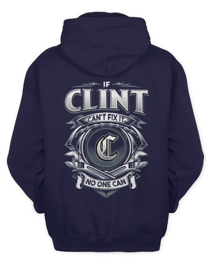 CLINT AP81-K4-626 - Personalized Ahmed Quote Apparel “If Ahmed Can't Fix It, No One Can” - Unisex Hoodie - Navy