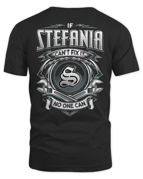 STEFANIA AP81-K4-626 - Personalized Ahmed Quote Apparel “If Ahmed Can't Fix It, No One Can” - Unisex Standard T-Shirt - Black