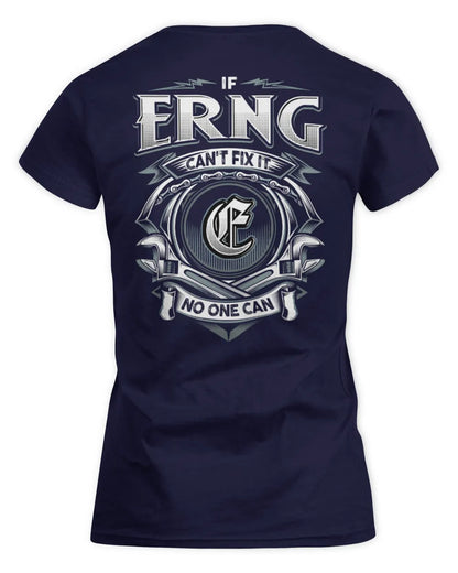 ERNG AP81-K4-626 - Personalized Ahmed Quote Apparel “If Ahmed Can't Fix It, No One Can” - Women's Standard T-Shirt - Navy