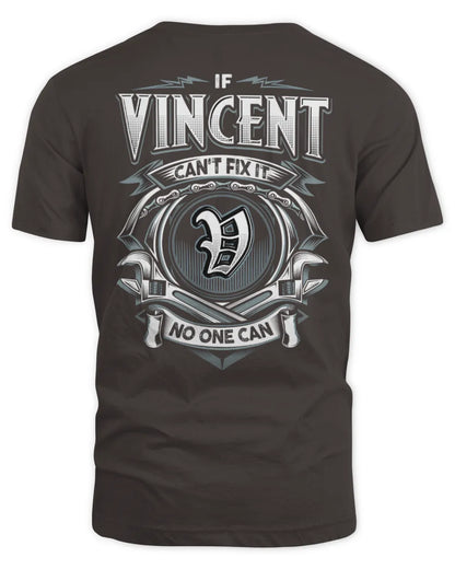VINCENT AP81-K4-626 - Personalized Ahmed Quote Apparel “If Ahmed Can't Fix It, No One Can” - Unisex Standard T-Shirt - Dark Chocolate