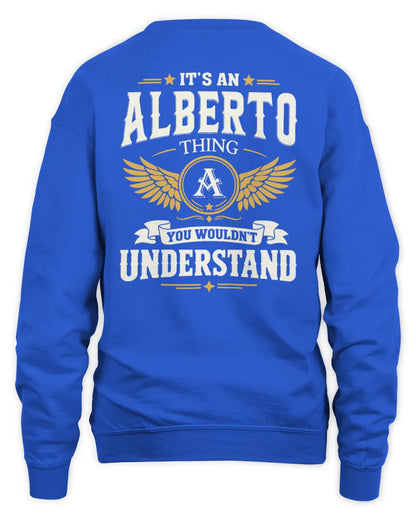 ALBERTO KT06-M008 It’s a [NAME] Thing – You Wouldn’t Understand | Personalized Vintage T-Shirt - Unisex Sweatshirt - Royal