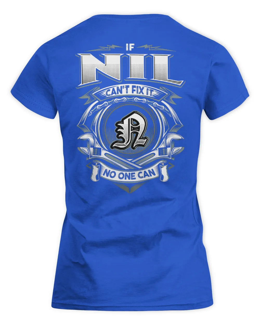 NIL AP81-K4-626 - Personalized Ahmed Quote Apparel “If Ahmed Can't Fix It, No One Can” - Women's Standard T-Shirt - Royal