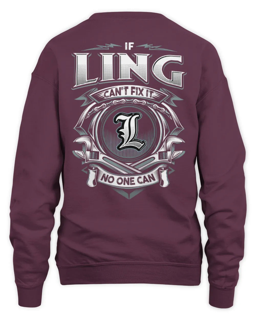 LING AP81-K4-626 - Personalized Ahmed Quote Apparel “If Ahmed Can't Fix It, No One Can” - Unisex Sweatshirt - Maroon
