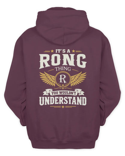 RONG KT06-M008 It’s a [NAME] Thing – You Wouldn’t Understand | Personalized Vintage T-Shirt - Unisex Hoodie - Maroon