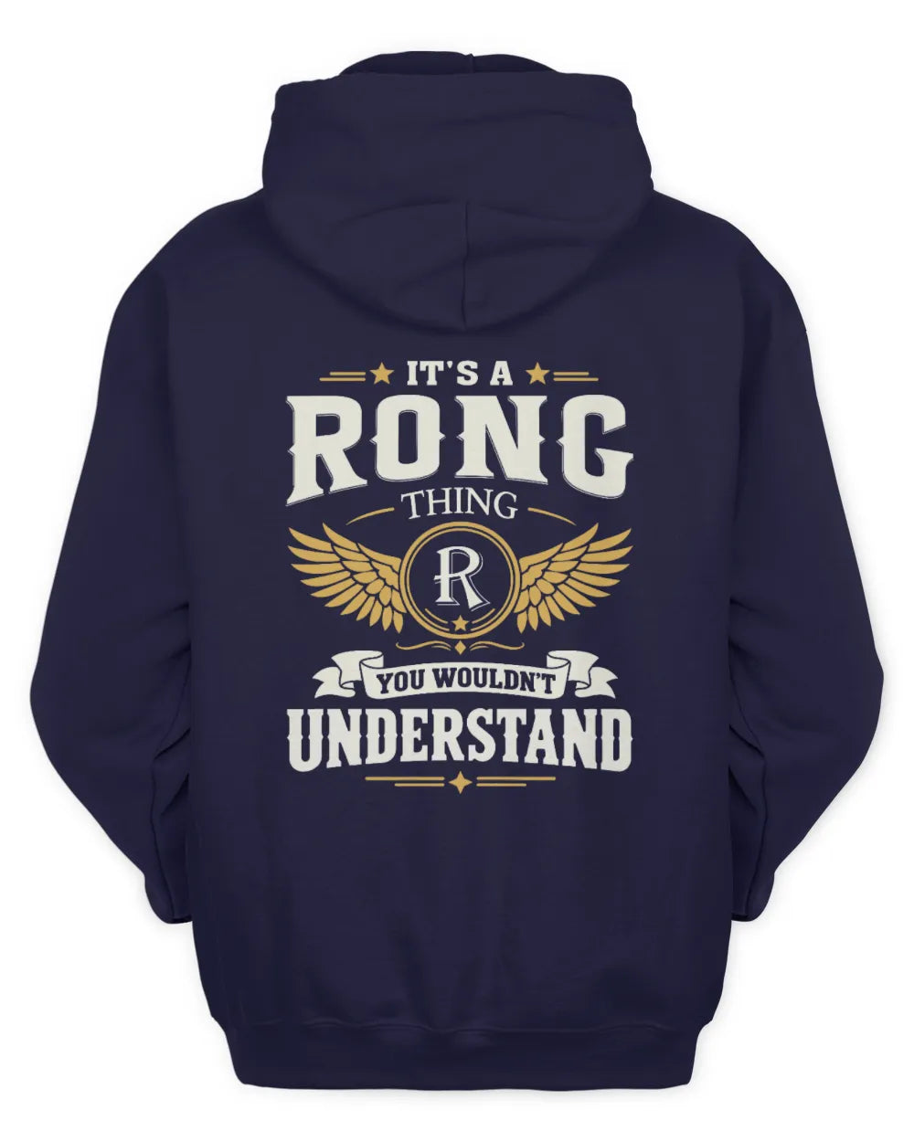 RONG KT06-M008 It’s a [NAME] Thing – You Wouldn’t Understand | Personalized Vintage T-Shirt - Unisex Hoodie - Navy