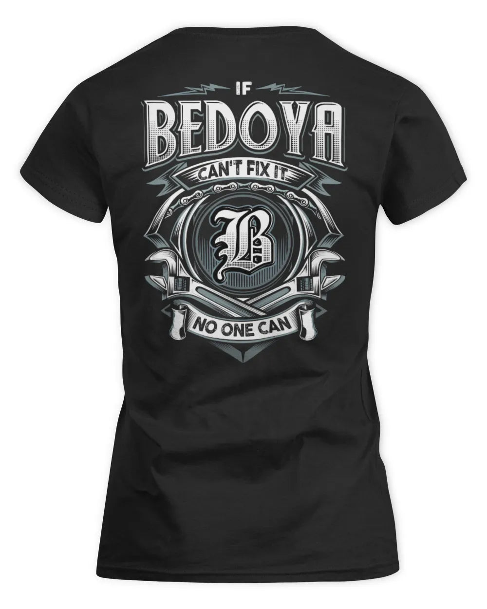 BEDOYA AP81-K4-626 - Personalized Ahmed Quote Apparel “If Ahmed Can't Fix It, No One Can” - Women's Standard T-Shirt - Black
