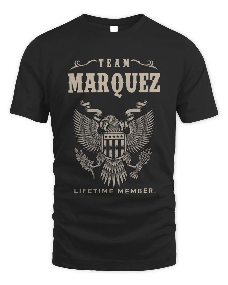 MARQUEZ TP06-K82 – Personalized Classic Style Apparel “Team NAME Lifetime Member”