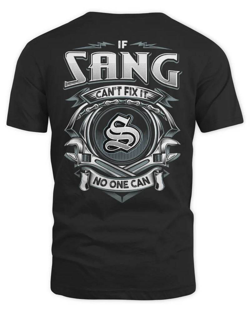 SANG AP81-K4-626 - Personalized Ahmed Quote Apparel “If Ahmed Can't Fix It, No One Can” - Unisex Standard T-Shirt - Black