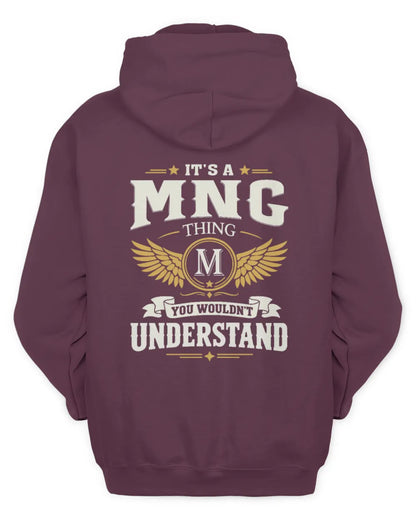 MNG KT06-M008 It’s a [NAME] Thing – You Wouldn’t Understand | Personalized Vintage T-Shirt - Unisex Hoodie - Maroon