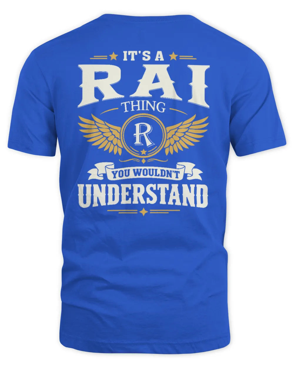 RAI KT06-M008 It’s a [NAME] Thing – You Wouldn’t Understand | Personalized Vintage T-Shirt - Unisex Standard T-Shirt - Royal