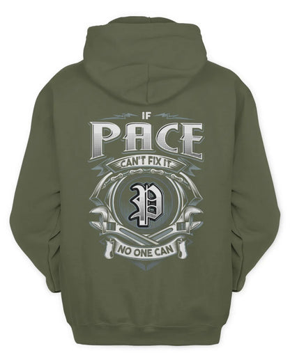 PACE AP81-K4-626 - Personalized Ahmed Quote Apparel “If Ahmed Can't Fix It, No One Can” - Unisex Hoodie - Military Green