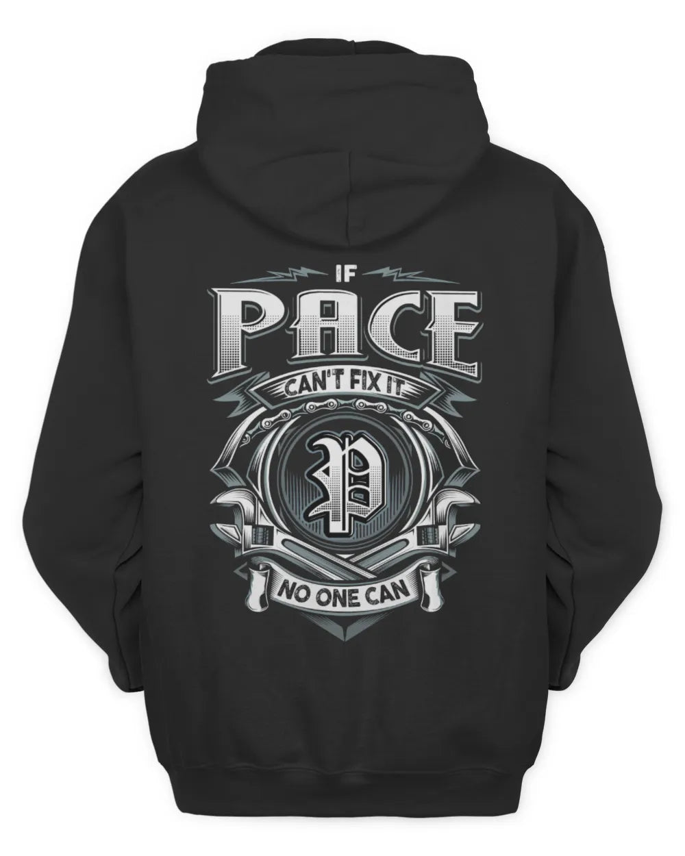 PACE AP81-K4-626 - Personalized Ahmed Quote Apparel “If Ahmed Can't Fix It, No One Can” - Unisex Hoodie - Black