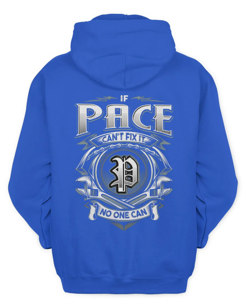 PACE AP81-K4-626 - Personalized Ahmed Quote Apparel “If Ahmed Can't Fix It, No One Can” - Unisex Hoodie - Royal
