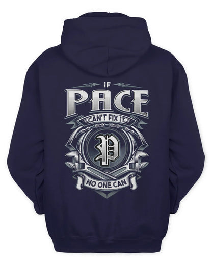 PACE AP81-K4-626 - Personalized Ahmed Quote Apparel “If Ahmed Can't Fix It, No One Can” - Unisex Hoodie - Navy