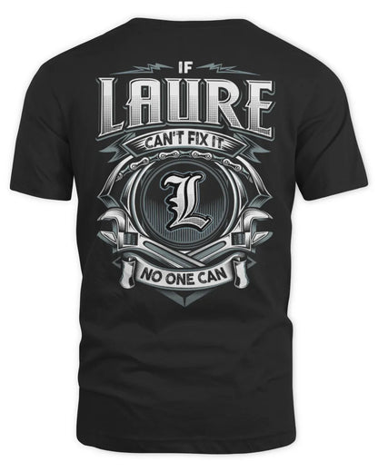 LAURE AP81-K4-626 - Personalized Ahmed Quote Apparel “If Ahmed Can't Fix It, No One Can” - Unisex Standard T-Shirt - Black