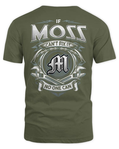 MOSS AP81-K4-626 - Personalized Ahmed Quote Apparel “If Ahmed Can't Fix It, No One Can” - Unisex Standard T-Shirt - Military Green