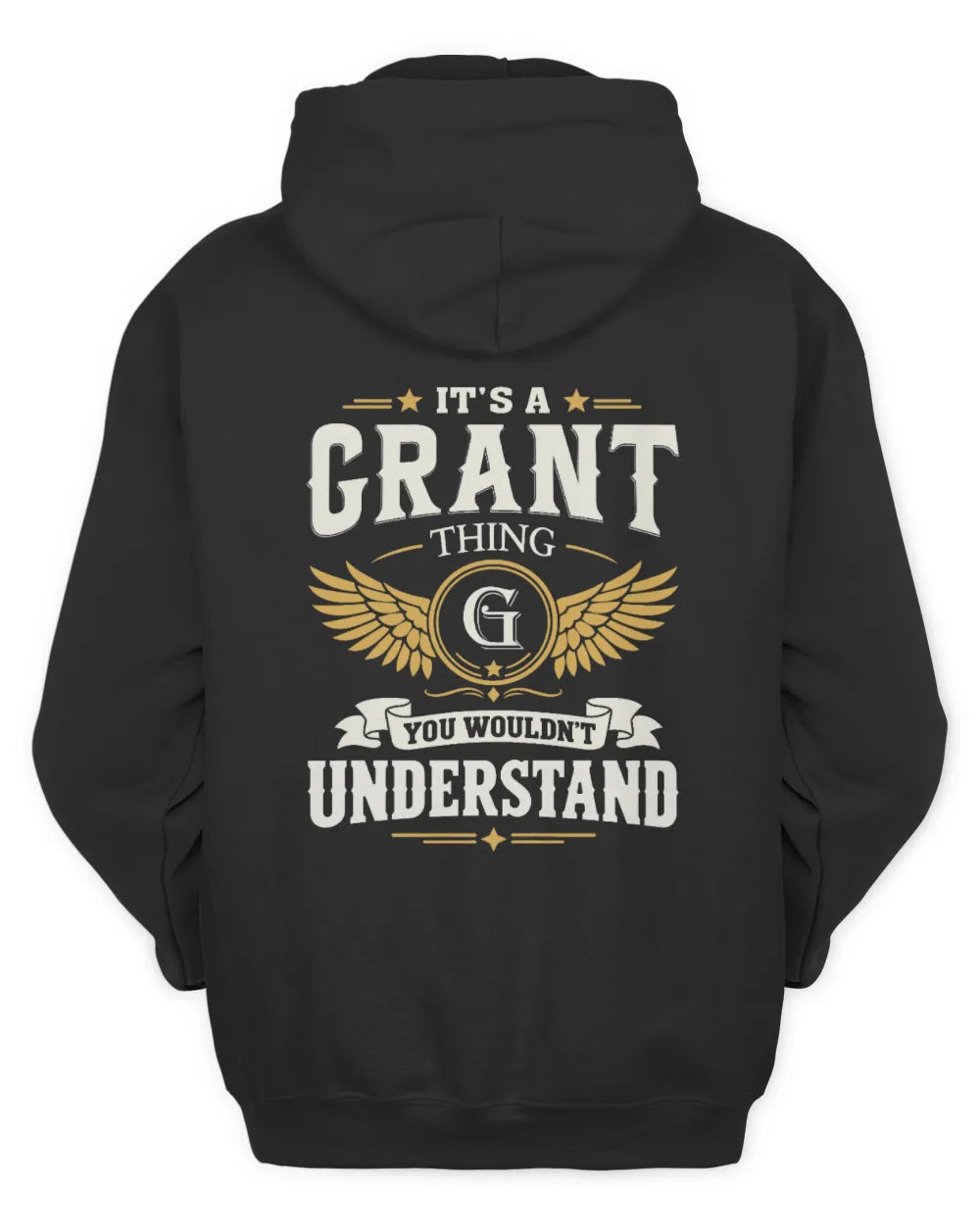 GRANT KT06-M008 It’s a [NAME] Thing – You Wouldn’t Understand | Personalized Vintage T-Shirt - Unisex Hoodie - Black