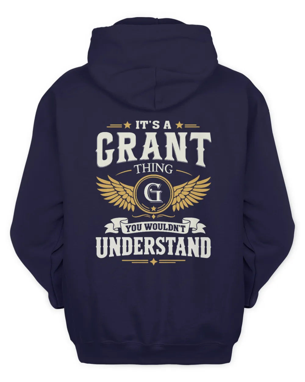 GRANT KT06-M008 It’s a [NAME] Thing – You Wouldn’t Understand | Personalized Vintage T-Shirt - Unisex Hoodie - Navy