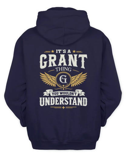GRANT KT06-M008 It’s a [NAME] Thing – You Wouldn’t Understand | Personalized Vintage T-Shirt - Unisex Hoodie - Navy