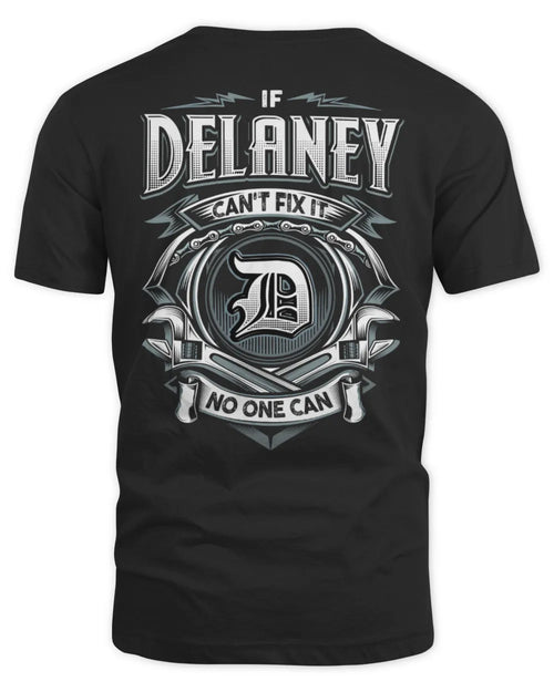 DELANEY AP81-K4-626 - Personalized Ahmed Quote Apparel “If Ahmed Can't Fix It, No One Can” - Unisex Standard T-Shirt - Black