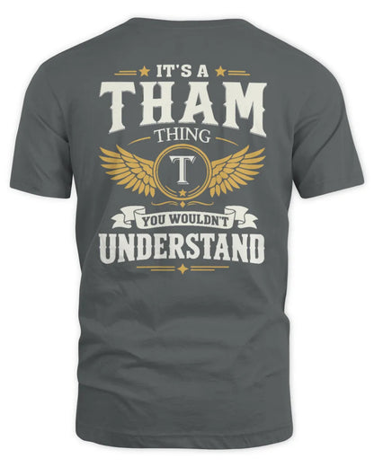 THAM KT06-M008 It’s a [NAME] Thing – You Wouldn’t Understand | Personalized Vintage T-Shirt - Unisex Standard T-Shirt - Charcoal