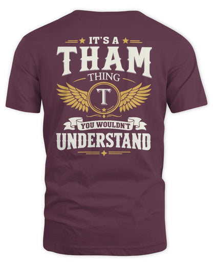 THAM KT06-M008 It’s a [NAME] Thing – You Wouldn’t Understand | Personalized Vintage T-Shirt - Unisex Standard T-Shirt - Maroon