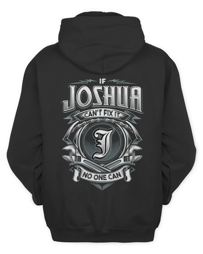 JOSHUA AP81-K4-626 - Personalized Ahmed Quote Apparel “If Ahmed Can't Fix It, No One Can” - Unisex Hoodie - Black