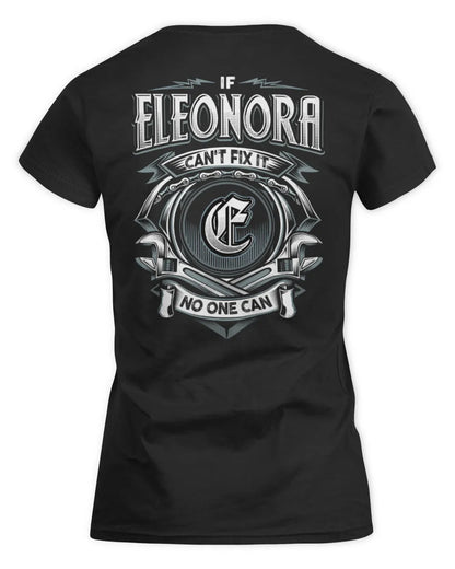 ELEONORA AP81-K4-626 - Personalized Ahmed Quote Apparel “If Ahmed Can't Fix It, No One Can” - Women's Standard T-Shirt - Black
