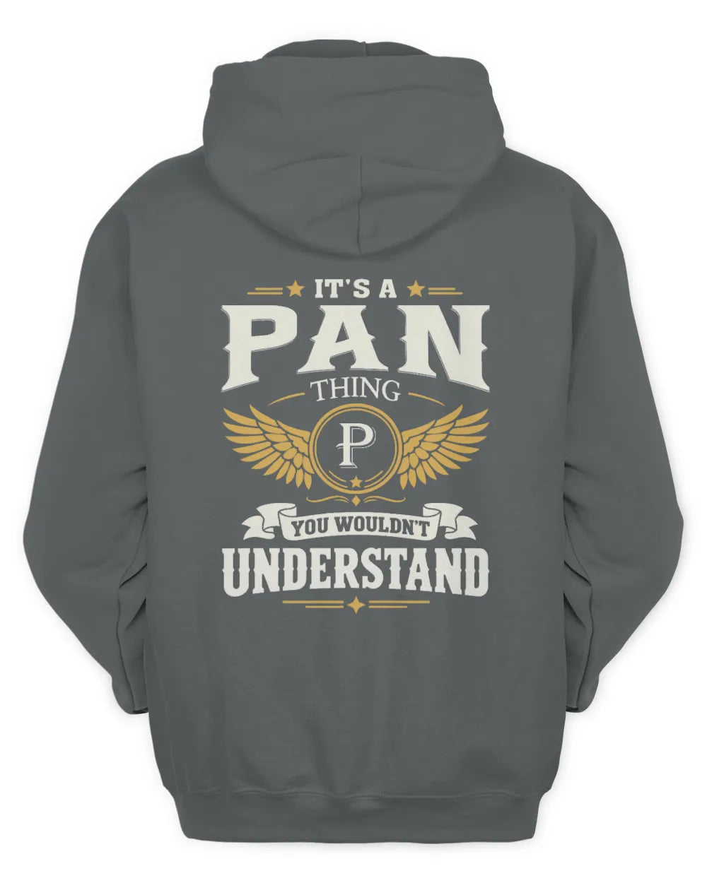 PAN KT06-M008 It’s a [NAME] Thing – You Wouldn’t Understand | Personalized Vintage T-Shirt - Unisex Hoodie - Charcoal