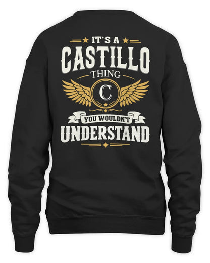 CASTILLO KT06-M008 It’s a [NAME] Thing – You Wouldn’t Understand | Personalized Vintage T-Shirt - Unisex Sweatshirt - Black