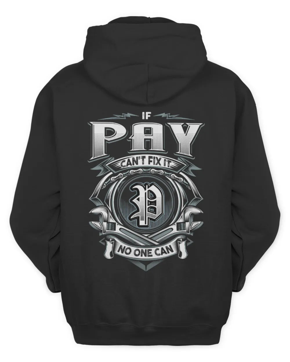 PAY AP81-K4-626 - Personalized Ahmed Quote Apparel “If Ahmed Can't Fix It, No One Can” - Unisex Hoodie - Black
