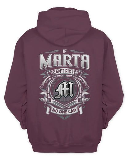 MARTA AP81-K4-626 - Personalized Ahmed Quote Apparel “If Ahmed Can't Fix It, No One Can” - Unisex Hoodie - Maroon