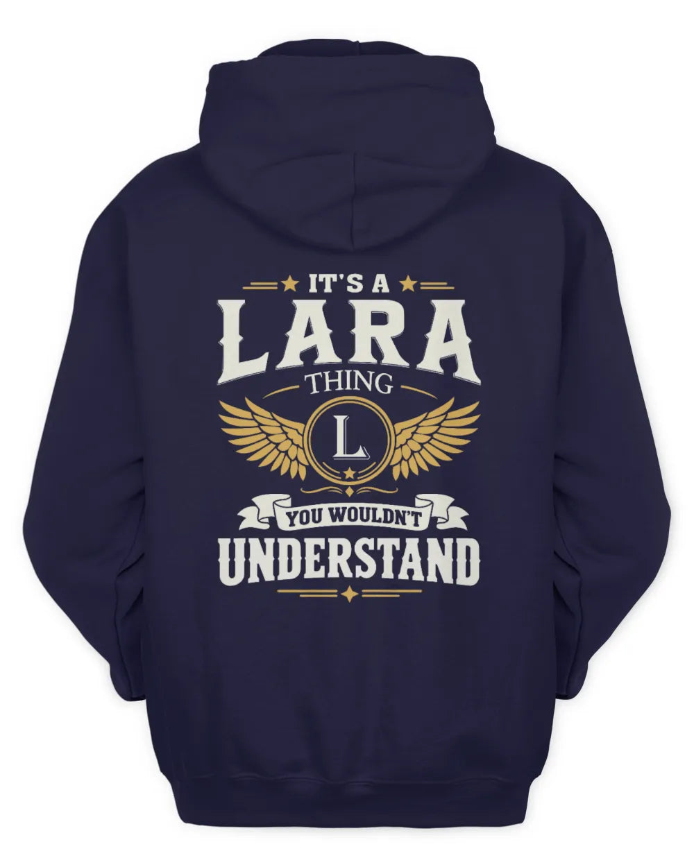 LARA KT06-M008 It’s a [NAME] Thing – You Wouldn’t Understand | Personalized Vintage T-Shirt - Unisex Hoodie - Navy
