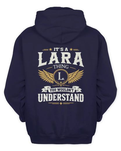 LARA KT06-M008 It’s a [NAME] Thing – You Wouldn’t Understand | Personalized Vintage T-Shirt - Unisex Hoodie - Navy
