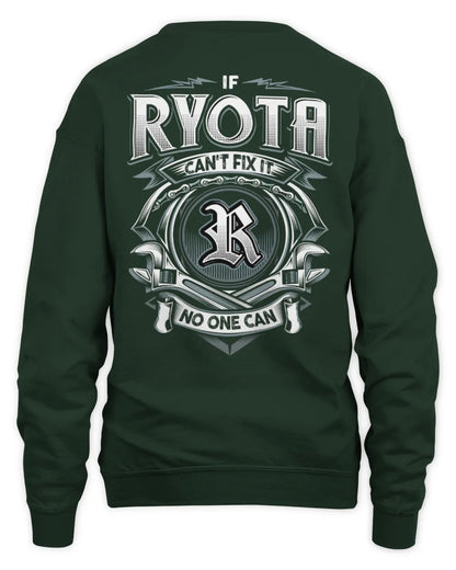 RYOTA AP81-K4-626 - Personalized Ahmed Quote Apparel “If Ahmed Can't Fix It, No One Can” - Unisex Sweatshirt - Forest Green